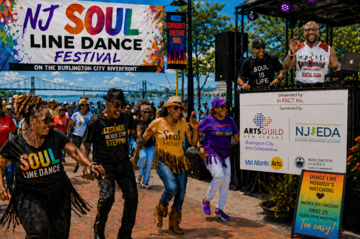 NJ Soul Line Dance Festival on the Burlington County Riverfront